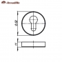 Накладки Cylinder Armadillo ET URB BPVD-77 Вороненый никель