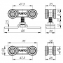 Раздвижная система Punto Soft LINE 45/4 длина профиля 2 м
